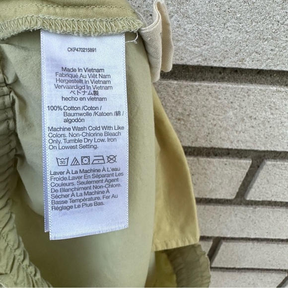 Madewell Pull-On Shorts in Signature Popin Faded Seagrass Pistachio Sage Green - Picture 10 of 15